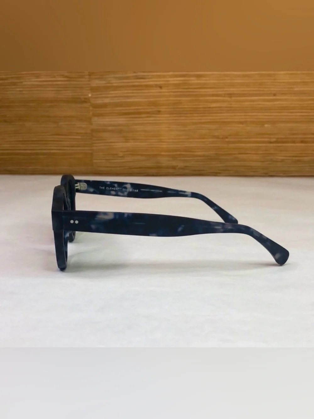 Komono sunglasses NEW Clement Matte Indigo blue tortoise mirrored